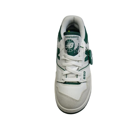 New Balance Unisex 550 Basketball Sneakers TM8 White/Green BB550WT1 US 4 UK 3.5 - Picture 6 of 9